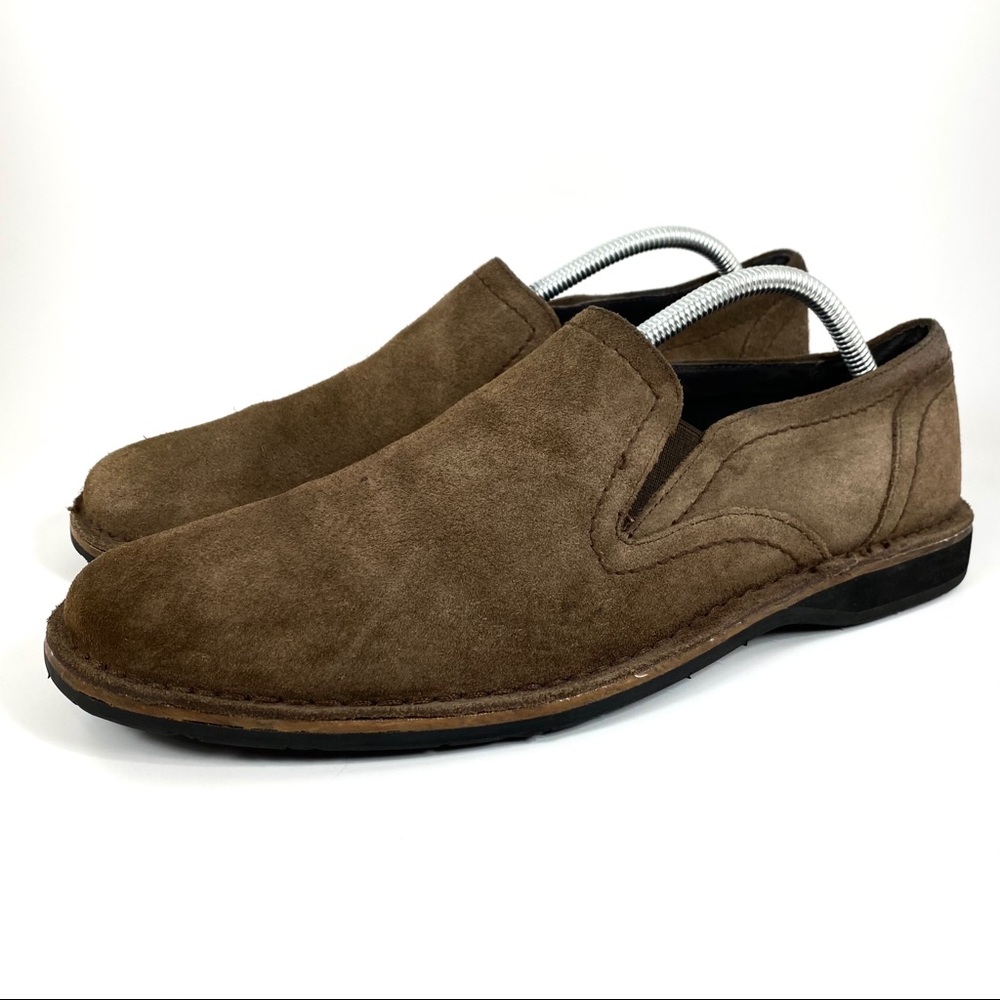John Varvatos Suede Loafer Slip On Leather Casual